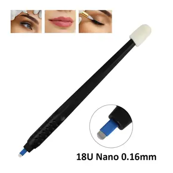 Disposable 0.16mm 18U Shape Microblading Pen Manual Eyebrow Tattoo Handle for Semi PMU thinner brows Line with Embroidery blades
Disposable 0.16mm 18U Shape Microblading Pen Manual Eyebrow Tattoo Handle for Semi PMU thinner brows Line with Embroidery blades