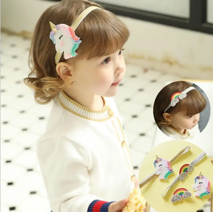 1/2pcs girls cartoon headbands Unicorn Rainbow hairband hair clip hairpin kids Party Hair Accessories Headwear headwrap FD8
1/2pcs girls cartoon headbands Unicorn Rainbow hairband hair clip hairpin kids Party Hair Accessories Headwear headwrap FD8