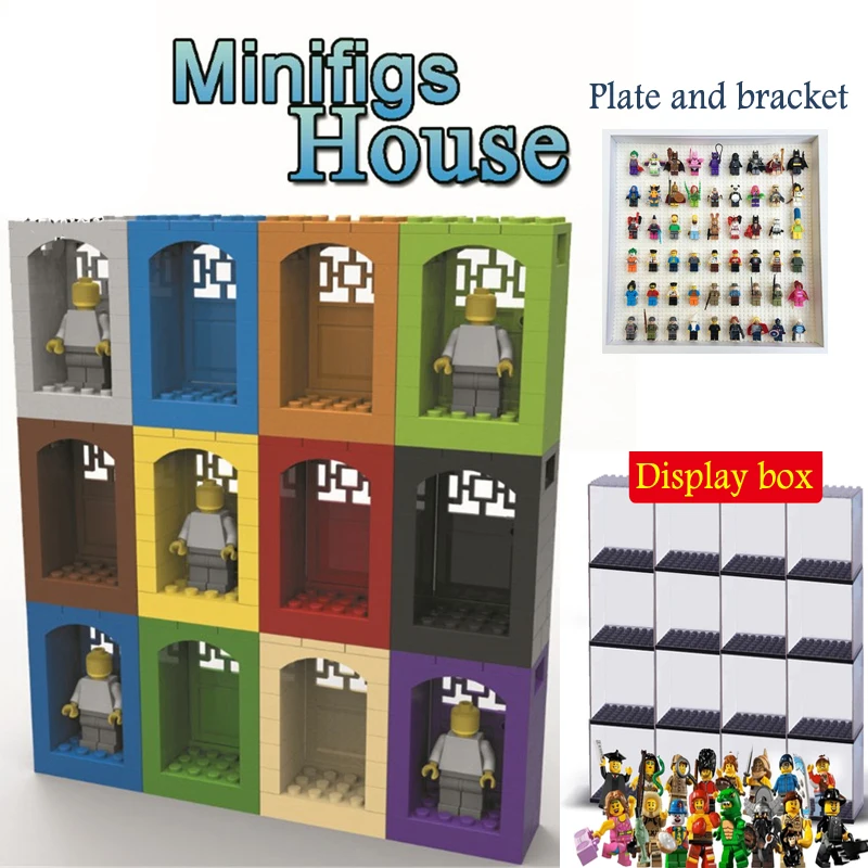 Minifigs House Show Case&holder Set Figure Display Box DIY Figures Armor Base Plate Bracket Building Blocks Toys for Children
Minifigs House Show Case&holder Set Figure Display Box DIY Figures Armor Base Plate Bracket Building Blocks Toys for Children