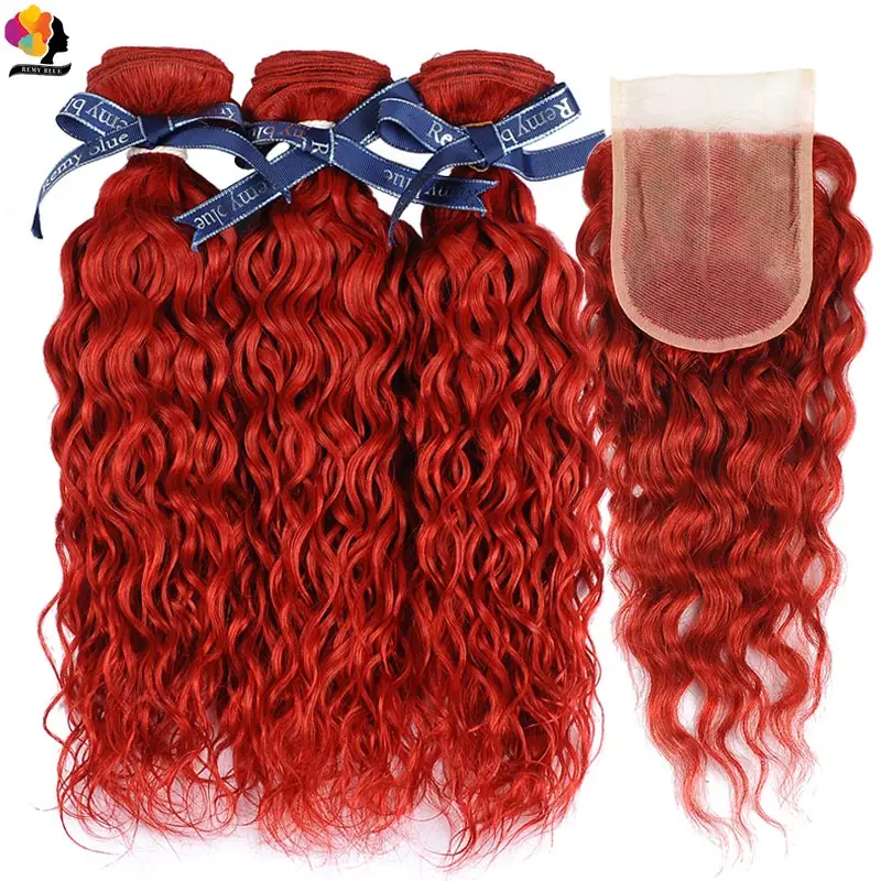 Remyblue Water Wave Bundles With Closure Burgundy 99J Red Human Hair 3 Bundles With Closure Brazilian Remy Hair Weave Bundles
Remyblue Water Wave Bundles With Closure Burgundy 99J Red Human Hair 3 Bundles With Closure Brazilian Remy Hair Weave Bundles