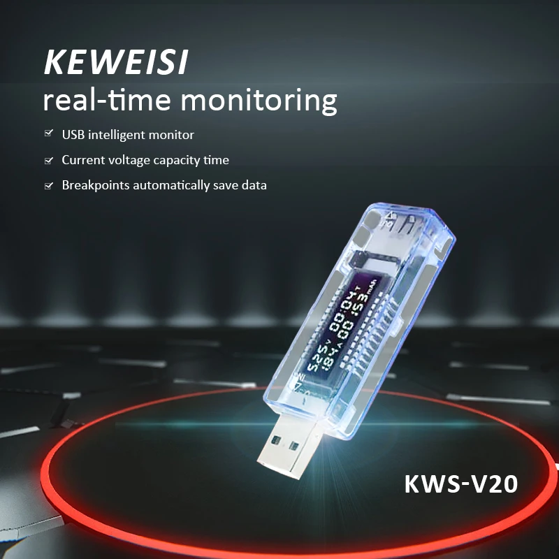 Original Tester 3-9V 3A USB Voltage Current Detector V20 USB Charger Capacity Tester USB Charger Power Meter Text Bank Voltmeter
Original Tester 3-9V 3A USB Voltage Current Detector V20 USB Charger Capacity Tester USB Charger Power Meter Text Bank Voltmeter