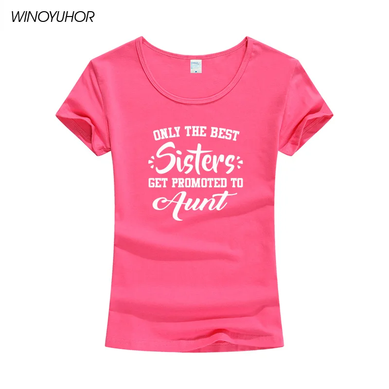 Only The Best Sisters Get Promoted To Aunt T Shirt Novelty Funny Mom's Gift T-shirt Short Sleeve Tops Tees For Lady
Only The Best Sisters Get Promoted To Aunt T Shirt Novelty Funny Mom's Gift T-shirt Short Sleeve Tops Tees For Lady