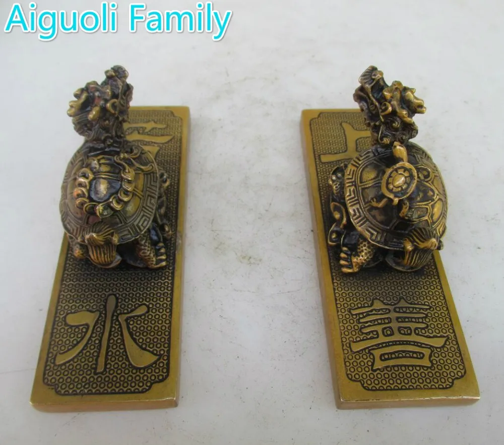 AAA+Rare Chinese Old Copper Carved Dragon turtle calligraphy feet Statue /Art Craft For Home Decoration Antique Collection
AAA+Rare Chinese Old Copper Carved Dragon turtle calligraphy feet Statue /Art Craft For Home Decoration Antique Collection