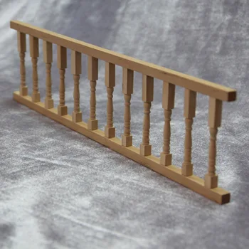 12inch DIY Wooden Baluster Guardrail Handrail Dollhouse Miniature Furniture Railing 1:12 scale #B021
12inch DIY Wooden Baluster Guardrail Handrail Dollhouse Miniature Furniture Railing 1:12 scale #B021