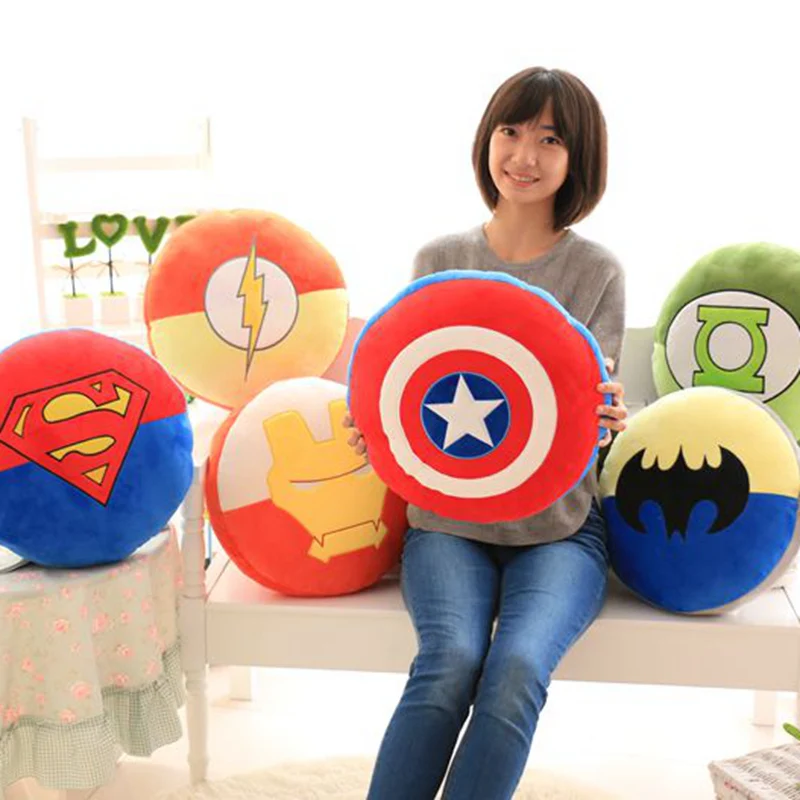 1pc 38cm Soft Stuffed Super Hero Captain America Iron Man Circular Plush Toys The Avengers Movie Dolls for Kids Birthday Gift
1pc 38cm Soft Stuffed Super Hero Captain America Iron Man Circular Plush Toys The Avengers Movie Dolls for Kids Birthday Gift