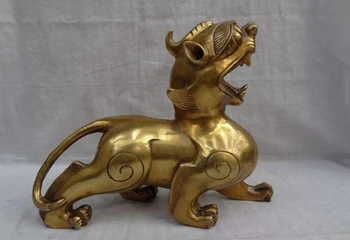 song voge gem S2668 10" Chinese Brass Animals Wealth Dragon Unicorn Beast Bronze Statue Sculpture 
song voge gem S2668 10" Chinese Brass Animals Wealth Dragon Unicorn Beast Bronze Statue Sculpture