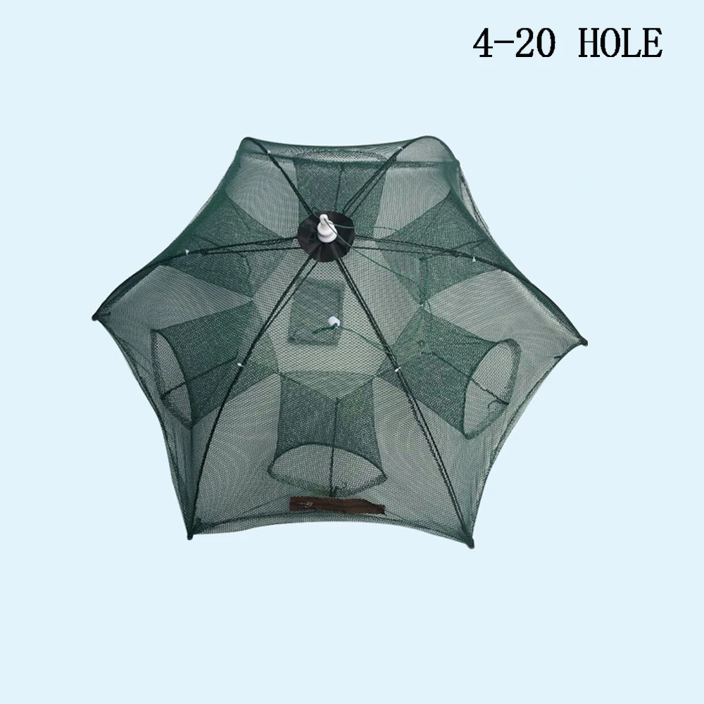 fishing net 4-20 Holes Automatic Fishing Net Shrimp Cage Nylon Crab Fish Trap Cast Net Cast Folding Fishing Network
fishing net 4-20 Holes Automatic Fishing Net Shrimp Cage Nylon Crab Fish Trap Cast Net Cast Folding Fishing Network