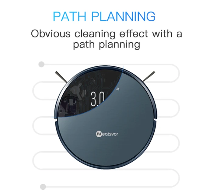 NEATSVOR X500 1800PA Robot Vacuum Cleaner for Wet or Dry Mopping with Map Navigation and Anti Collision Feature 9 NEATSVOR X500 1800PA Robot Vacuum Cleaner for Wet or Dry Mopping with Map Navigation and Anti Collision Feature 14