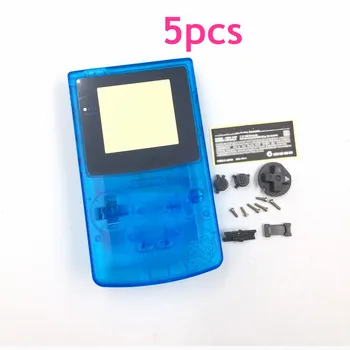 5pcs Clear Blue Housing Shell Cover Case Skin with Plastic Screen Len Replacement for Gameboy Color for GBC Game Console Shell
5pcs Clear Blue Housing Shell Cover Case Skin with Plastic Screen Len Replacement for Gameboy Color for GBC Game Console Shell