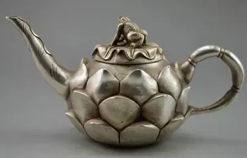 Collection Chinese Brass Carved Buddhism Lotus Flower Teapot Tea Pot Fengshui Decoration Statue
Collection Chinese Brass Carved Buddhism Lotus Flower Teapot Tea Pot Fengshui Decoration Statue