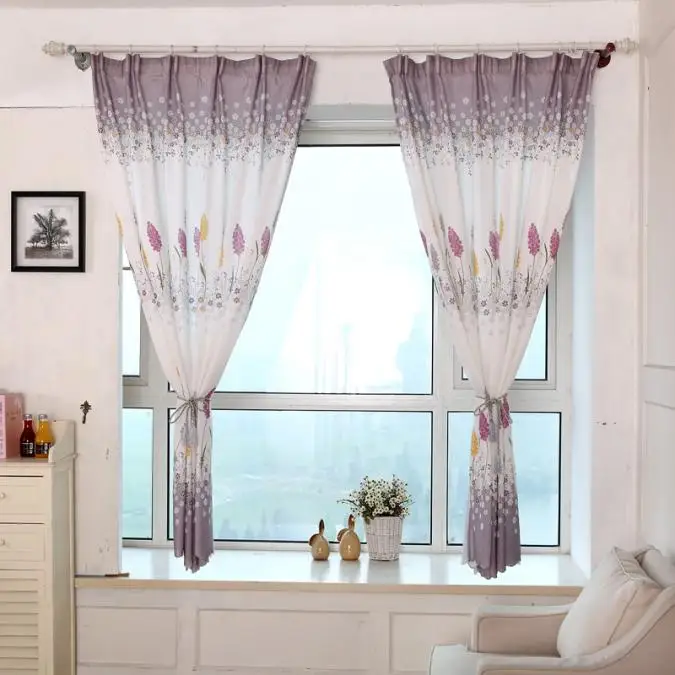 

American country style rustic pastoral curtains home ready made for window curtain modern linen curtain kitchen panel 10*