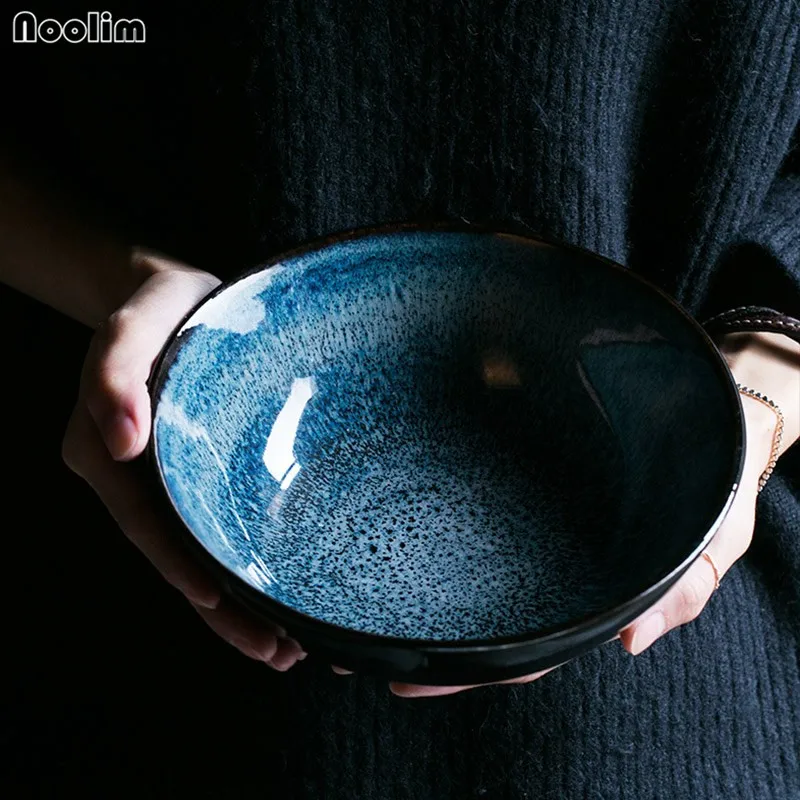 NOOLIM Creative Ceramic Sim Blue Rice Soup Noodle Bowl Ramen Noodle Bowl Tableware Kitchen Dinnerware Accessories
NOOLIM Creative Ceramic Sim Blue Rice Soup Noodle Bowl Ramen Noodle Bowl Tableware Kitchen Dinnerware Accessories