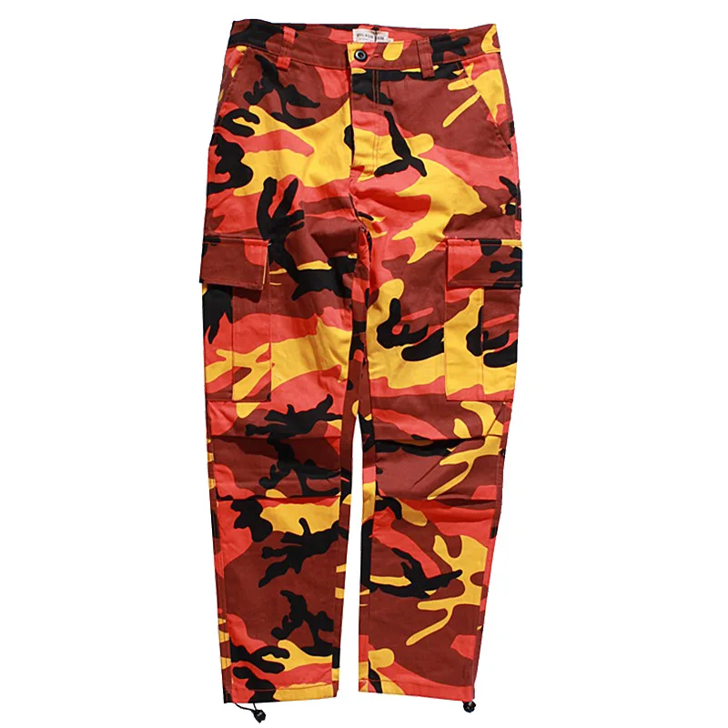 Color Camo Cargo Pants Mens Fashion Baggy Tactical Trouser Hip Hop Casual Cotton Multi Pockets Pants Streetwear
Color Camo Cargo Pants Mens Fashion Baggy Tactical Trouser Hip Hop Casual Cotton Multi Pockets Pants Streetwear