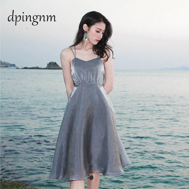 Bohemian Hem Dress With Tie Strappy Women Summer Vacation Beach Sleeveless Cami Dresses
Bohemian Hem Dress With Tie Strappy Women Summer Vacation Beach Sleeveless Cami Dresses