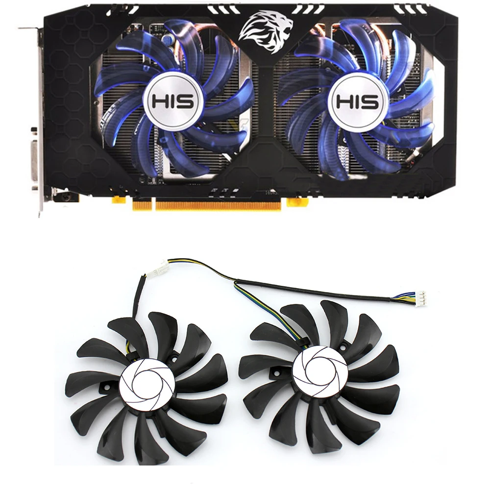 DIY 85MM HA9010H12F-Z 4PIN for XFX RX 560D RX 570 RX 580 RX Vega Graphics Video Card PC Cooling Fans
DIY 85MM HA9010H12F-Z 4PIN for XFX RX 560D RX 570 RX 580 RX Vega Graphics Video Card PC Cooling Fans