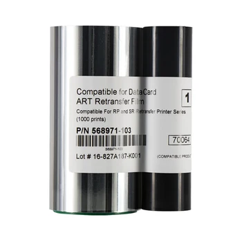 568971-001 YMCK Printer Ribbon For Datacard SR200 Card Printer Replacement Printer Spare Parts, Print 1000 Images,Free Shipping
568971-001 YMCK Printer Ribbon For Datacard SR200 Card Printer Replacement Printer Spare Parts, Print 1000 Images,Free Shipping