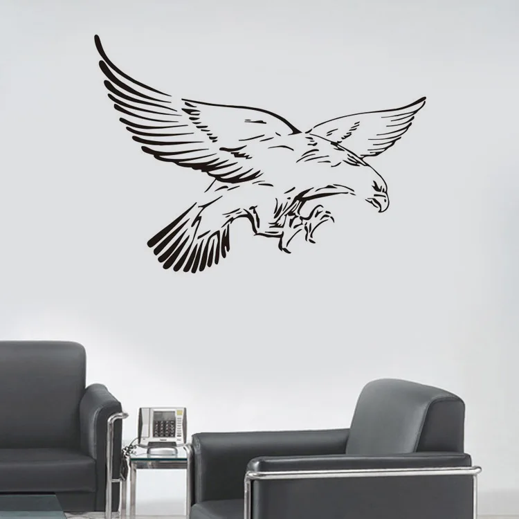 Flying Eagle Wings vinyl wall decal home decor living room art mural wall stickers removable
Flying Eagle Wings vinyl wall decal home decor living room art mural wall stickers removable