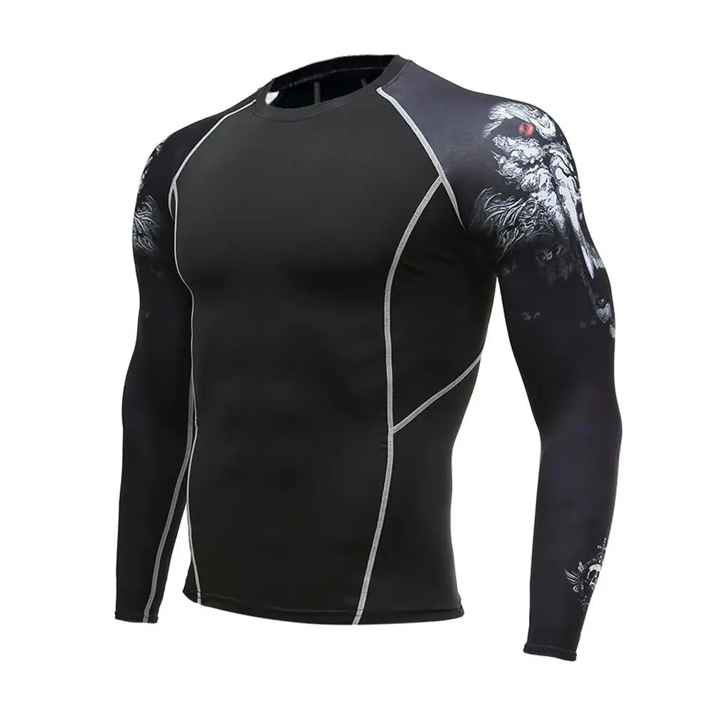 New Men Brand Fitness Long Sleeve Cycling Base Layers Men Bodybuilding Skin Tight Thermal Compression Shirts MMA Workout T shirt
New Men Brand Fitness Long Sleeve Cycling Base Layers Men Bodybuilding Skin Tight Thermal Compression Shirts MMA Workout T shirt