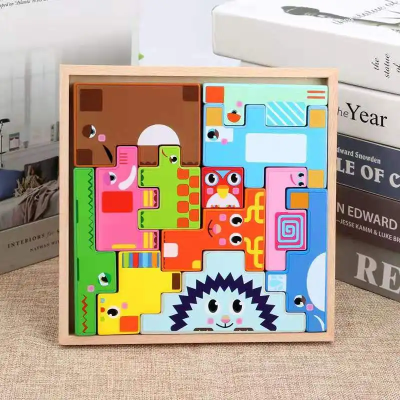 Wooden 3D Puzzle Jigsaw Fun Toy For Children Cartoon Animal Wood Puzzles Intelligence Kids Baby Early Educational Toys Gifts
Wooden 3D Puzzle Jigsaw Fun Toy For Children Cartoon Animal Wood Puzzles Intelligence Kids Baby Early Educational Toys Gifts