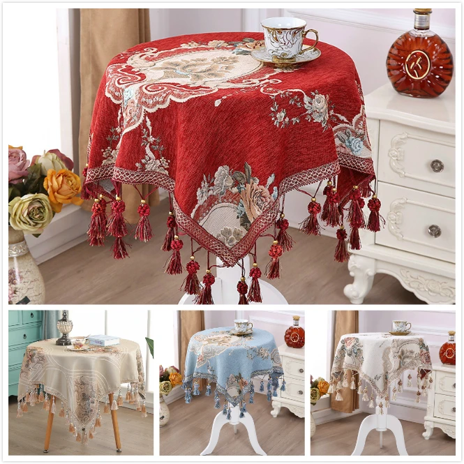 European Exquisite Embroidered Fringe Lace Tablecloth Balcony Small Round Table Kitchen Restaurant Christmas Wedding Decoration
European Exquisite Embroidered Fringe Lace Tablecloth Balcony Small Round Table Kitchen Restaurant Christmas Wedding Decoration