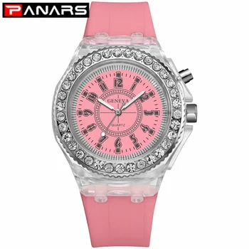 PANARS 2019 New Pink Elegant Diamond Patchwork Colorful Women Fashion Quartz Wristwatches Multi-function Watches Clock Girls
PANARS 2019 New Pink Elegant Diamond Patchwork Colorful Women Fashion Quartz Wristwatches Multi-function Watches Clock Girls