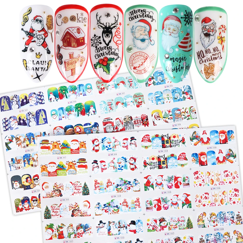12 Design Xmas Water Decal Santa Claus Bells Nail Art Stickers Slider Wraps Decoration Manicure Watermark Tattoo JIBN985-1020
12 Design Xmas Water Decal Santa Claus Bells Nail Art Stickers Slider Wraps Decoration Manicure Watermark Tattoo JIBN985-1020