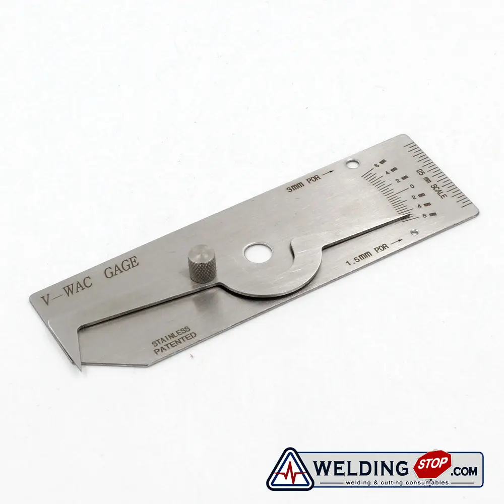 V-WAC Welding Gauge gage weld Biting Edge undercut inspection gage Metric mm Reading
V-WAC Welding Gauge gage weld Biting Edge undercut inspection gage Metric mm Reading