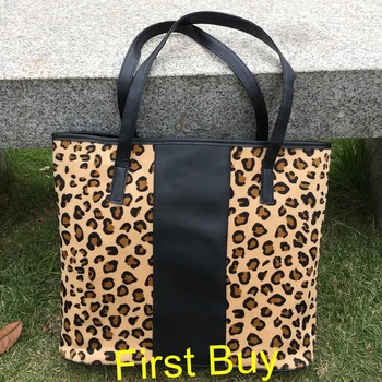 50pcs/lot High quality latest cotton leopard print design shoulder tote bag with PU for women
50pcs/lot High quality latest cotton leopard print design shoulder tote bag with PU for women