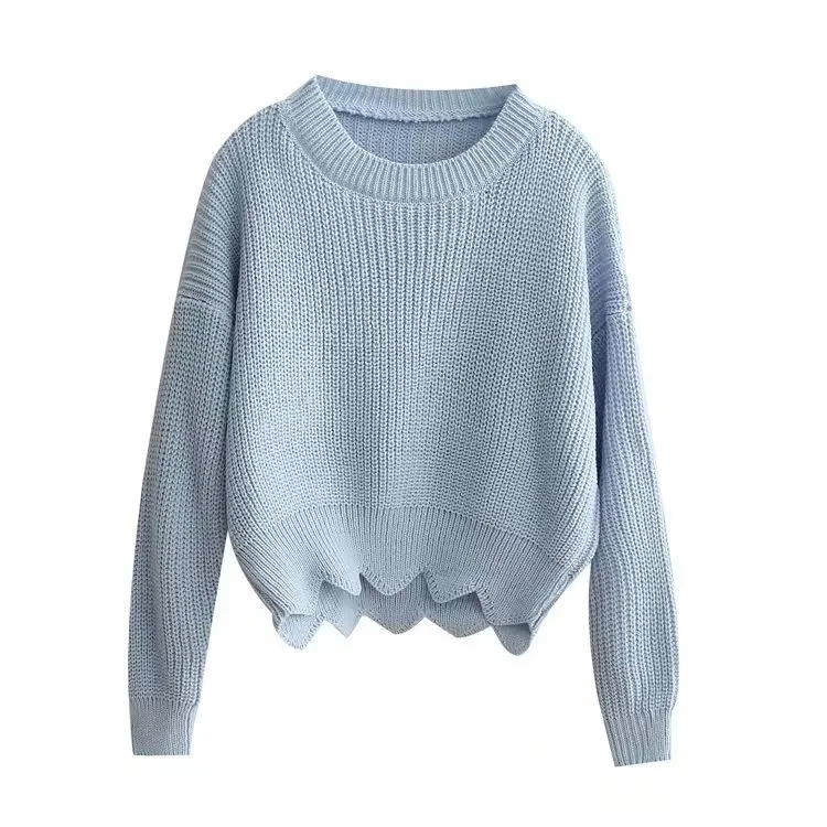 Fashion Women FC45-1234 European and American Fashion Short Sweaters with Wave Edges
Fashion Women FC45-1234 European and American Fashion Short Sweaters with Wave Edges