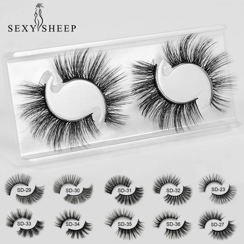 SEXYSHEEP 2 pairs natural false eyelashes fake lashes makeup kit 3D Mink Lashes eyelash extension mink eyelashes maquiagem 
SEXYSHEEP 2 pairs natural false eyelashes fake lashes makeup kit 3D Mink Lashes eyelash extension mink eyelashes maquiagem