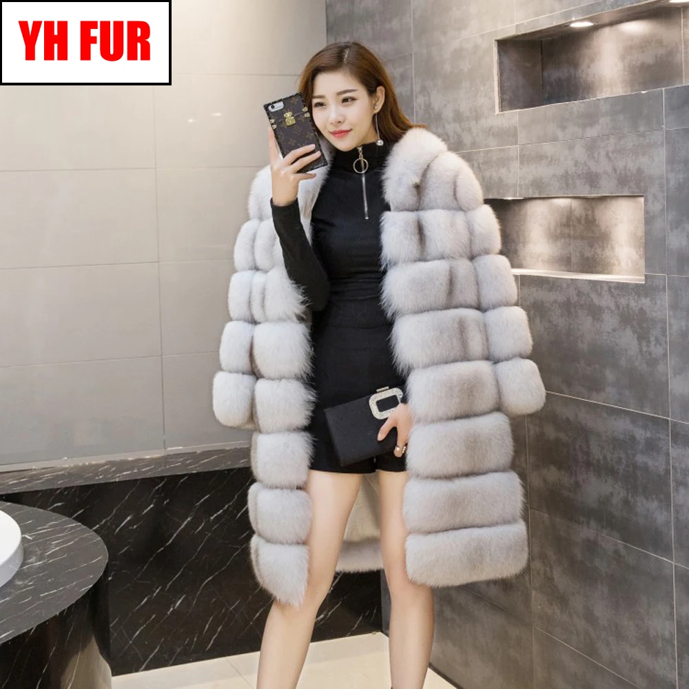 2019 Women Real Fox Fur Coat Warm Soft Genuine Real Fox Fur Hooded Long Jacket High Quality 100% Natural Fox Fur Hat Overcoat
2019 Women Real Fox Fur Coat Warm Soft Genuine Real Fox Fur Hooded Long Jacket High Quality 100% Natural Fox Fur Hat Overcoat