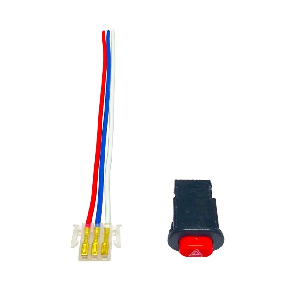 Motorcycle 3 Wires Built-in Lock Motorcycle Switch Hazard Light Switch Button Double Flash Warning Emergency Lamp Signal Flasher
Motorcycle 3 Wires Built-in Lock Motorcycle Switch Hazard Light Switch Button Double Flash Warning Emergency Lamp Signal Flasher