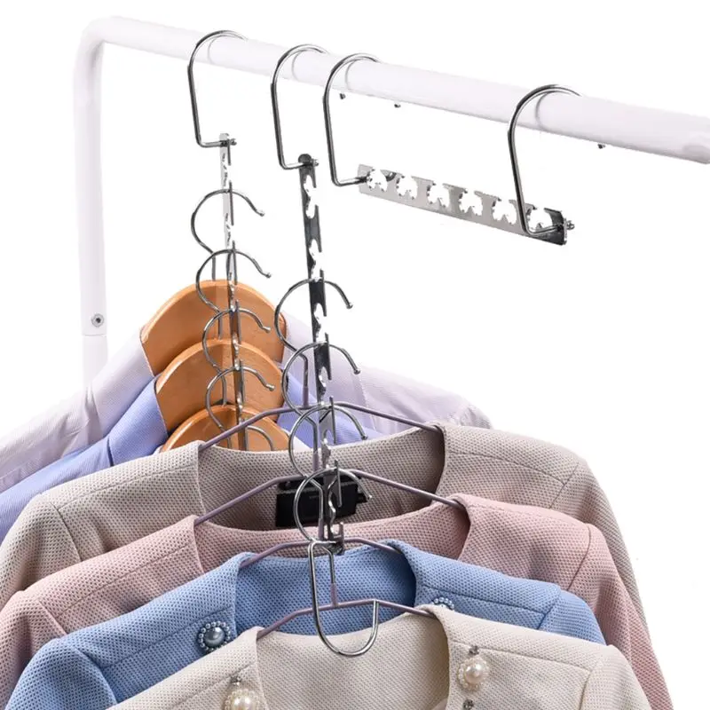 Windproof Clothes Hanger Metal Magic Hanging Chain Closet Space Saving Organizer Hook
Windproof Clothes Hanger Metal Magic Hanging Chain Closet Space Saving Organizer Hook