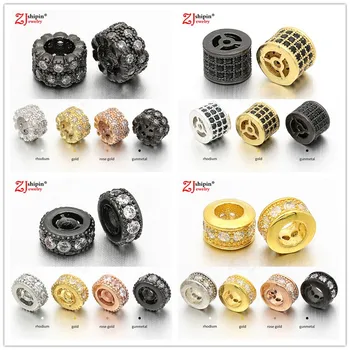 Hot micro-inlaid zircon CZ beading accessories for men and women DIY beaded bracelet necklace making
Hot micro-inlaid zircon CZ beading accessories for men and women DIY beaded bracelet necklace making