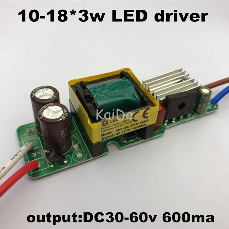 5pcs isolation 36W AC85-277V LED Driver 10-18x3W 600mA DC30-60V LED PowerSupply Constant Current LED Bulb Lamp Free Shipping
5pcs isolation 36W AC85-277V LED Driver 10-18x3W 600mA DC30-60V LED PowerSupply Constant Current LED Bulb Lamp Free Shipping