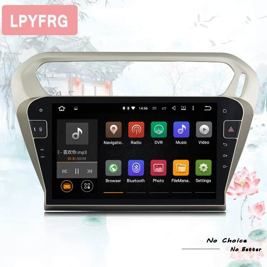 10 1 "android Восьмиядерный ОЗУ 4 ГБ Автомобильный DVD плеер для Peugeot 301 Citroen Elysee GPS