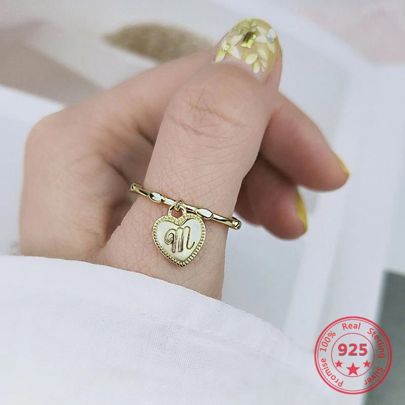 European American New Style 925 Silver Fashion Trendy Heart Open Ring Women Jewelry
European American New Style 925 Silver Fashion Trendy Heart Open Ring Women Jewelry