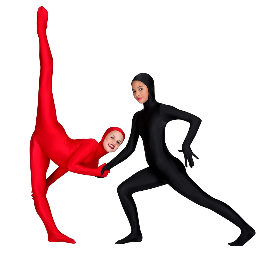 SPEERISE Children Face Open Black Zentai Kids Suits One Piece Tights Full Body Boys Lycra Spandex Nylon Girls Cosplay Costumes
SPEERISE Children Face Open Black Zentai Kids Suits One Piece Tights Full Body Boys Lycra Spandex Nylon Girls Cosplay Costumes