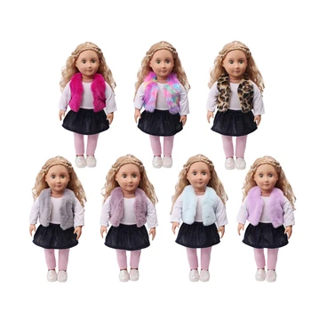 Doll clothes fur suit 7 colors suit pink pant toy accessories fit 18 inch Girl doll and 43 cm baby doll c701-c713
Doll clothes fur suit 7 colors suit pink pant toy accessories fit 18 inch Girl doll and 43 cm baby doll c701-c713