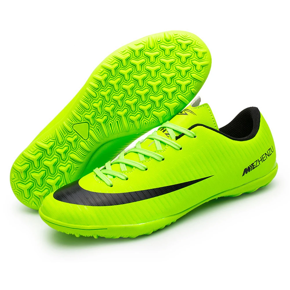 Professional Soccer Cleats Shoes Low Top TF Adult Kids Soccer Football Boots Trainer Outdoor Sports Sneakers Men chuteira futsal
Professional Soccer Cleats Shoes Low Top TF Adult Kids Soccer Football Boots Trainer Outdoor Sports Sneakers Men chuteira futsal