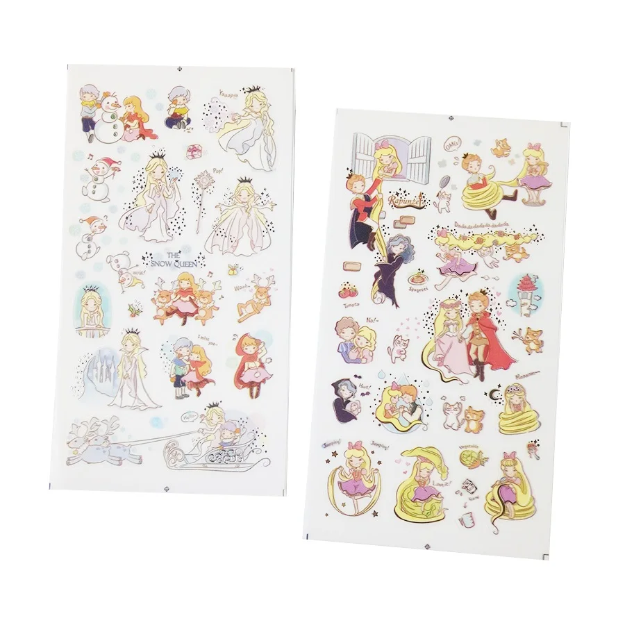 1 Sheet/lot Lovely Disney Princess Cartoon Fairy Tales Scrapbooking Stickers Gift for kid The Snow Queen/Rapunzel
1 Sheet/lot Lovely Disney Princess Cartoon Fairy Tales Scrapbooking Stickers Gift for kid The Snow Queen/Rapunzel