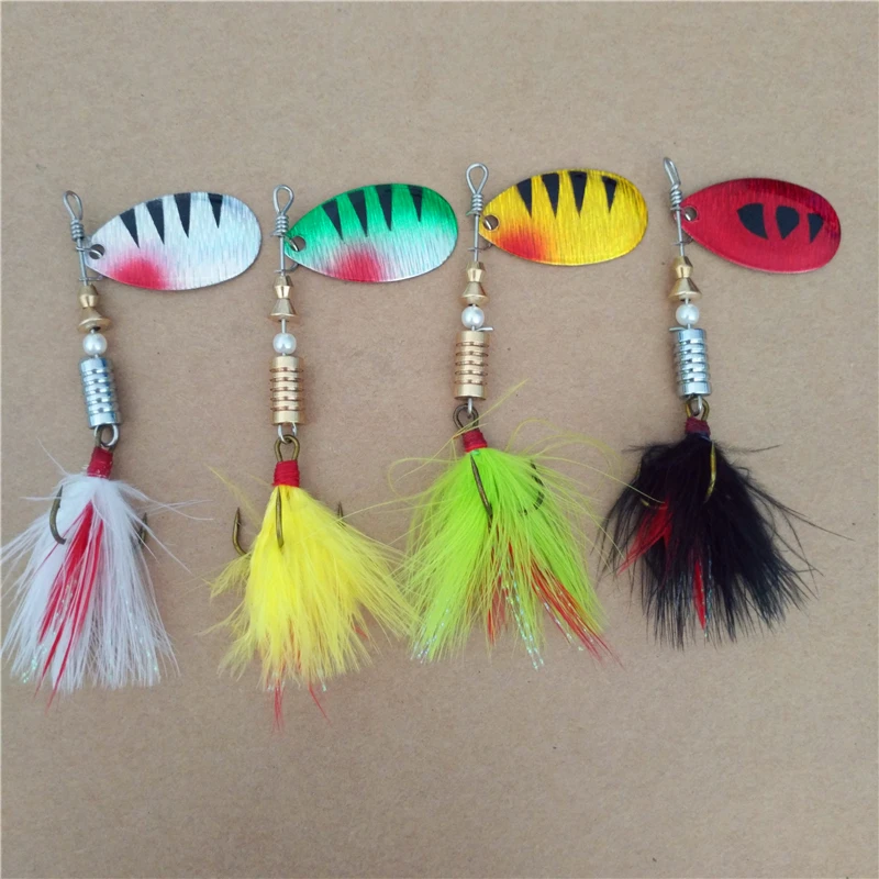 Spinner Fishing Lures Wobblers CrankBaits Jig Shads For Fly Fishing Shone Sequin Trout Spoon Baits With Feather Hook 9CM
Spinner Fishing Lures Wobblers CrankBaits Jig Shads For Fly Fishing Shone Sequin Trout Spoon Baits With Feather Hook 9CM