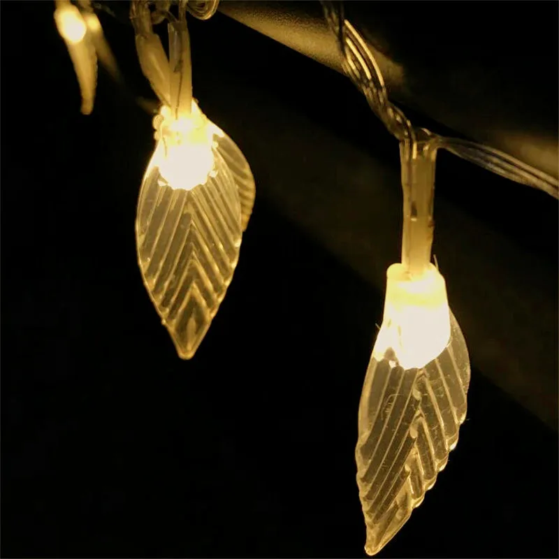 Holiday Lighting leaf 10M 80LED flashing light creative Easter Wedding party Rail decoration bedroom layout small string lights
Holiday Lighting leaf 10M 80LED flashing light creative Easter Wedding party Rail decoration bedroom layout small string lights