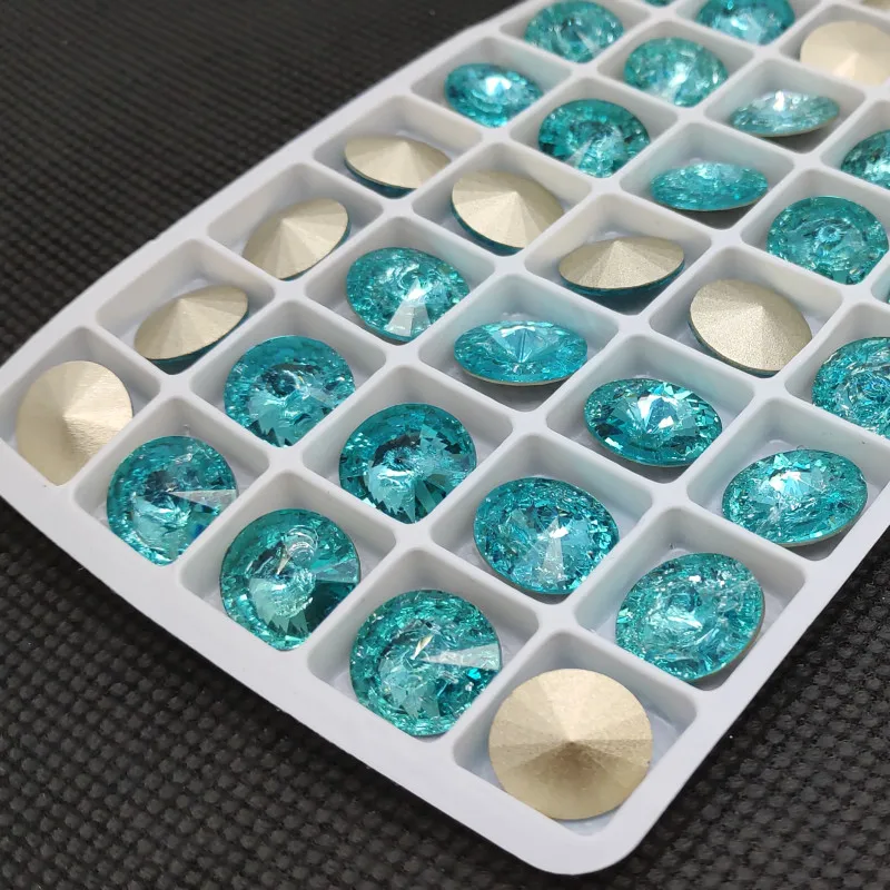 10mm-12mm-14mm-Rivoli-Round-K9-Glass-Crystal-Pointed-Back-Rhinestones-New-More-Colors-High-Quality (2)