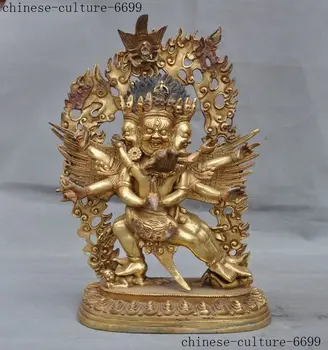 wedding decoration Old Tibet bronze Gilt Dorje Purpa Vajrakila Vajrakilaya Mahakala Buddha Statue
wedding decoration Old Tibet bronze Gilt Dorje Purpa Vajrakila Vajrakilaya Mahakala Buddha Statue