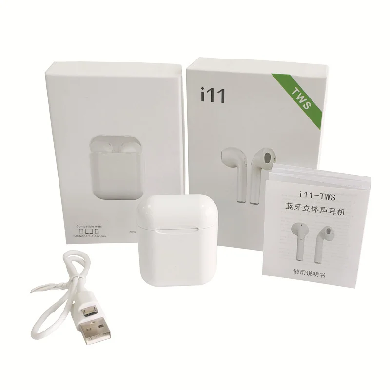 I11 TWS Wireless Stereo Earbuds Bluetooth 5.0 Headset Auto Pairing Sports Earphone for Iphone Android Huawei Samsung S6 S8 LG
I11 TWS Wireless Stereo Earbuds Bluetooth 5.0 Headset Auto Pairing Sports Earphone for Iphone Android Huawei Samsung S6 S8 LG