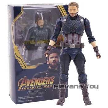 

Marvel Avengers Infinity War Captain America PVC Action Figure Collectible Model Kids Toys Doll Brinquedos