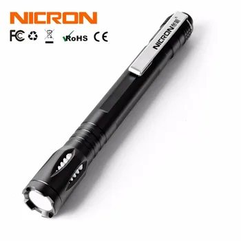 NICRON 3W Portable Super Brightness Mini Pen Style Flashlight Aluminum Pocket Waterproof 3 Modes LED Torch 120 LM G20
NICRON 3W Portable Super Brightness Mini Pen Style Flashlight Aluminum Pocket Waterproof 3 Modes LED Torch 120 LM G20