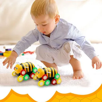 Baby toys Cute Funny Gifts Electric Colorful Cartoon 12 wheels Bee 360 Degree Tumbling Car Model Toy Car for Kids
Baby toys Cute Funny Gifts Electric Colorful Cartoon 12 wheels Bee 360 Degree Tumbling Car Model Toy Car for Kids