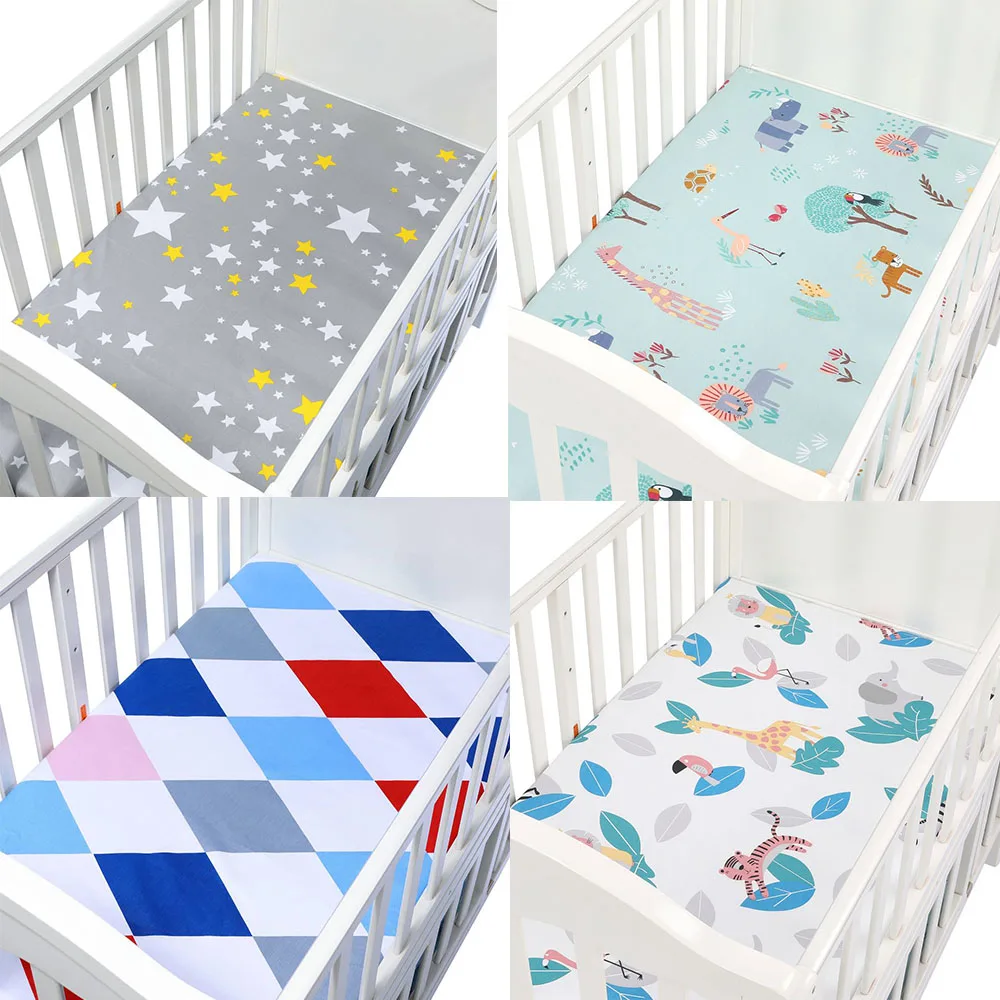 Baby Bed Mattress Cover Soft Protector Cartoon Printed Newborn Baby Bedding For Cot 100% Cotton Crib Fitted Sheet Size 130*70cm
Baby Bed Mattress Cover Soft Protector Cartoon Printed Newborn Baby Bedding For Cot 100% Cotton Crib Fitted Sheet Size 130*70cm